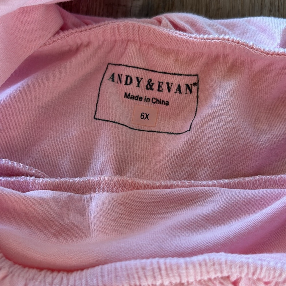 Andy & Evan Ruffle Kids Dress - Picture 2 of 3